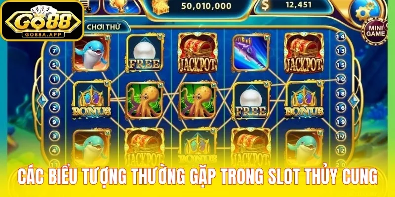Các biểu tượng thường gặp trong slot Thủy Cung