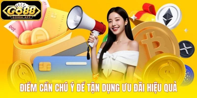 Điểm cần chú ý để tận dụng ưu đãi hiệu quả