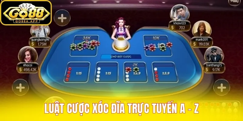 Luật cược Xóc đĩa trực tuyến A - Z